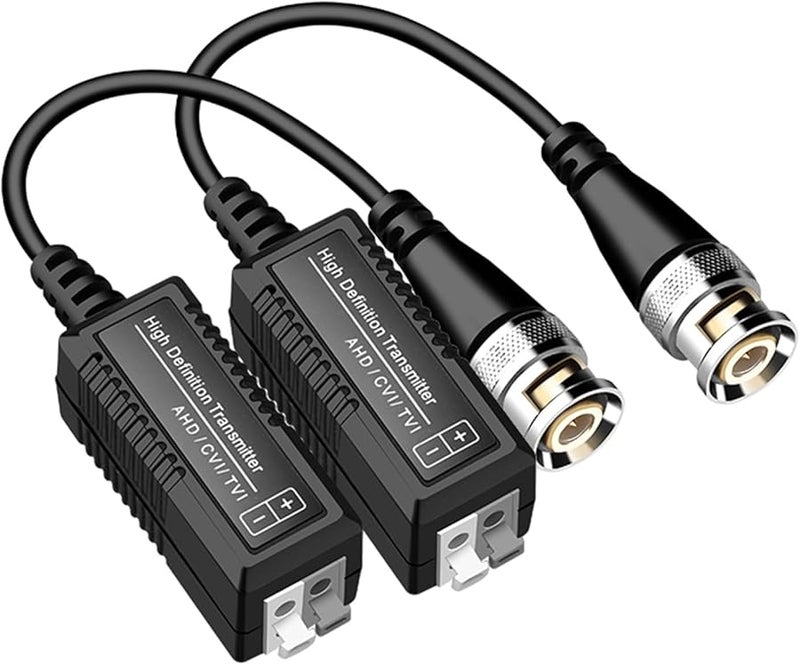 زوج جهاز إرسال واستقبال فيديو CCTV السلبي BNC زوج كابل ملتوي Cat5 - Image 5